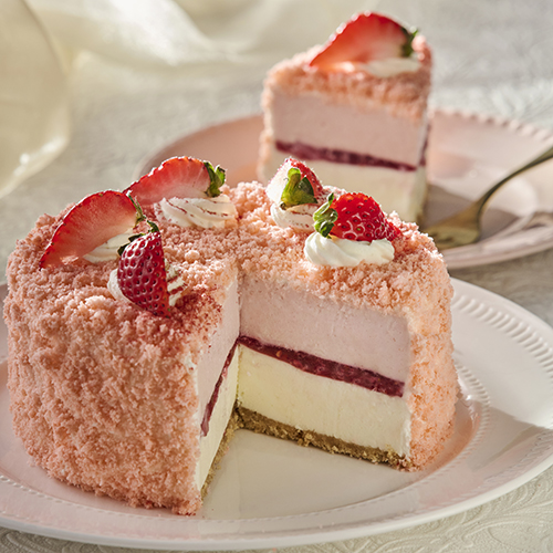 草莓雙層生乳酪