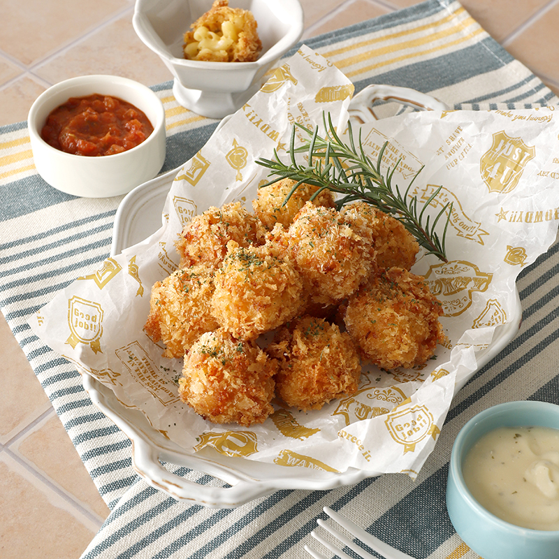 拉絲通心起司球